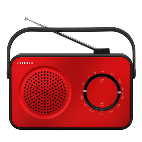RADIO VINTAGE CON ALTAVOZ AIWA R-190RD AM/FM ALTAVOZ 4" Y JACK 3.5mm DISE??O SOFT TOUCH STYLISH COLOR - Imagen 1 de 6 RADIO VINTAGE CON ALTAVOZ AIWA R-190RD AM/FM ALTAVOZ 4" Y JACK 3.5mm DISE??O SOFT TOUCH STYLISH COLOR - Imagen 1 de 6