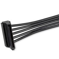 Miniatura 3 de CABLE ALIMENTACION SATA 40CM STARTECH 1M SATA-4H SATA DIVISOR NEGRO