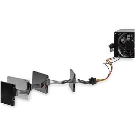 CABLE ALIMENTACION SATA 40CM STARTECH 1M SATA-4H SATA DIVISOR NEGRO - Imagen 7 de 7 CABLE ALIMENTACION SATA 40CM STARTECH 1M SATA-4H SATA DIVISOR NEGRO - Imagen 7 de 7