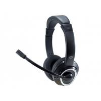 Miniatura 1 de HEADSET CONCEPTRONIC POLONA CONEXION  JACK 3.5MM  MICROFONO FLEXIBLE CONTROL DE VOLUMEN INCLUYE ADAPTADOR 1 A 2 JACKS 3.5MM