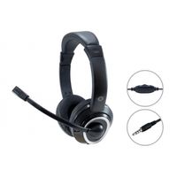 Miniatura 3 de HEADSET CONCEPTRONIC POLONA CONEXION  JACK 3.5MM  MICROFONO FLEXIBLE CONTROL DE VOLUME COLOR NEGRO