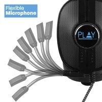 Miniatura 3 de AURICULARES C/MICROFONO EWENT PL3321 GAMING USB RGB NEGRO