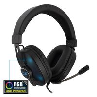 Miniatura 9 de AURICULARES C/MICROFONO EWENT PL3321 GAMING USB RGB NEGRO