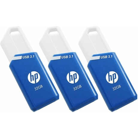 USB 3.1 HP 32GB X755W PACK DE 3 AZUL - Imagen 1 de 6 USB 3.1 HP 32GB X755W PACK DE 3 AZUL - Imagen 1 de 6