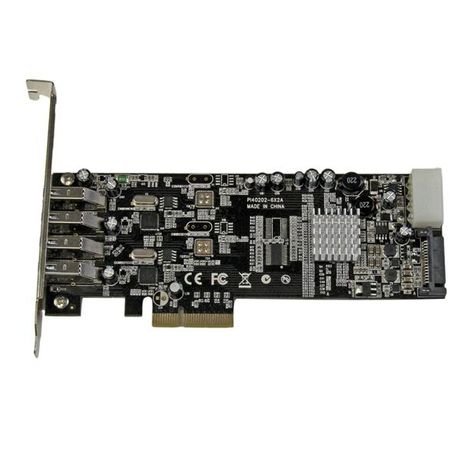 TARJETA PCI EXPRESS 4 PUERTOS USB 3.0 FUENTE SATA MOLEX UA SP - Imagen 3 de 6 TARJETA PCI EXPRESS 4 PUERTOS USB 3.0 FUENTE SATA MOLEX UA SP - Imagen 3 de 6