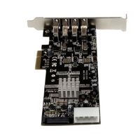 Miniatura 5 de TARJETA PCI EXPRESS 4 PUERTOS USB 3.0 FUENTE SATA MOLEX UA SP