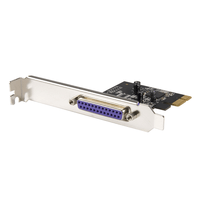 Miniatura 1 de 1-PORT PARALLEL PCIE CARD - PCI EXPRESS TO PARALLEL DB25 LPT C AR