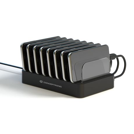ESTACION DE CARGA USB CONCEPTRONIC 8 PUERTOS 75W PD - Imagen 4 de 5 ESTACION DE CARGA USB CONCEPTRONIC 8 PUERTOS 75W PD - Imagen 4 de 5