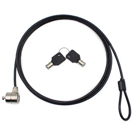 CABLE SEGURIDAD PARA PORTATIL NILOX CON LLAVE 1,8M - Imagen 3 de 11 CABLE SEGURIDAD PARA PORTATIL NILOX CON LLAVE 1,8M - Imagen 3 de 11