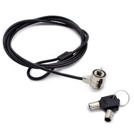 CABLE SEGURIDAD PARA PORTATIL NILOX CON LLAVE 1,8M - Imagen 4 de 11 CABLE SEGURIDAD PARA PORTATIL NILOX CON LLAVE 1,8M - Imagen 4 de 11