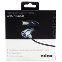 Miniatura 9 de CABLE SEGURIDAD PARA PORTATIL NILOX CON LLAVE 1,8M
