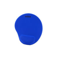 Miniatura 1 de ALFOMBRILLA RATON NILOX NXMPE02 ERGONOMICA (25x22) AZUL
