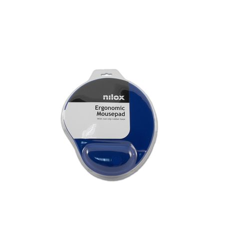 ALFOMBRILLA RATON NILOX NXMPE02 ERGONOMICA (25x22) AZUL - Imagen 4 de 5 ALFOMBRILLA RATON NILOX NXMPE02 ERGONOMICA (25x22) AZUL - Imagen 4 de 5