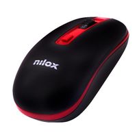 Miniatura 3 de RATON NILOX NXMOWI2002 WIRELESS 1000 DPI NEGRO/ROJO