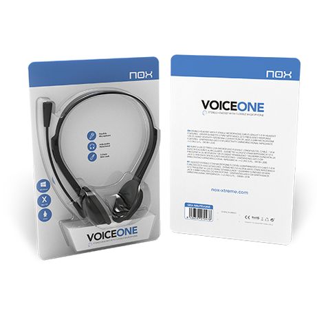 NOX Auricular Stereo con micro flex.VOICE ONE - Imagen 3 de 5 NOX Auricular Stereo con micro flex.VOICE ONE - Imagen 3 de 5