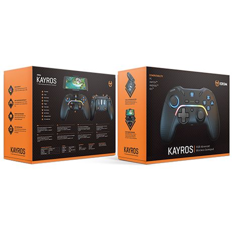 GAMEPAD INALAMBRICO KAYROS | RGB | PC, SWITCH, ANDROID, IOS - Imagen 14 de 18 GAMEPAD INALAMBRICO KAYROS | RGB | PC, SWITCH, ANDROID, IOS - Imagen 14 de 18