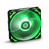Miniatura 1 de VENTILADOR NOX H-FAN VERDE 12 CM LED VERDE