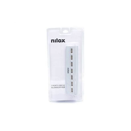 HUB NILOX 7x USB C 2.0 ALUMINIO - Imagen 8 de 11 HUB NILOX 7x USB C 2.0 ALUMINIO - Imagen 8 de 11