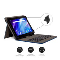Miniatura 3 de FUNDA TECLADO NILOX USB 10.1" AZUL