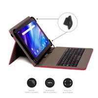 Miniatura 3 de FUNDA TECLADO NILOX USB 10.1" ROJA