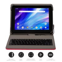 Miniatura 4 de FUNDA TECLADO NILOX USB 10.1" ROJA