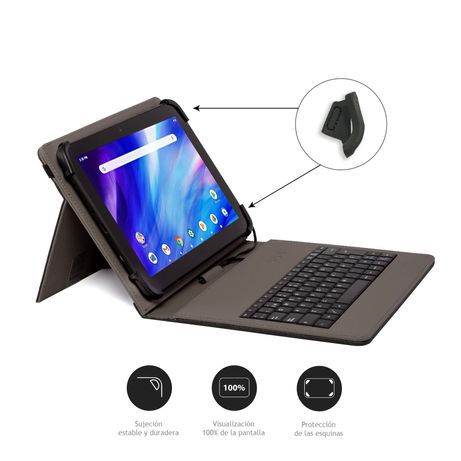 FUNDA TECLADO NILOX USB 10.1" NEGRA - Imagen 3 de 10 FUNDA TECLADO NILOX USB 10.1" NEGRA - Imagen 3 de 10