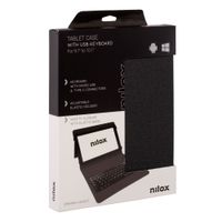 Miniatura 10 de FUNDA TECLADO NILOX USB 10.1" NEGRA