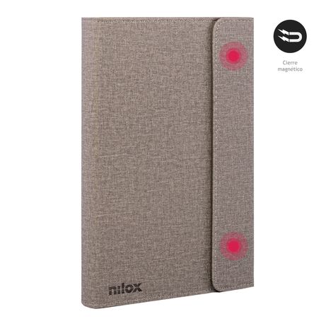 FUNDA TABLET UNIVERSAL NILOX 10.1" GRIS - Imagen 4 de 11 FUNDA TABLET UNIVERSAL NILOX 10.1" GRIS - Imagen 4 de 11