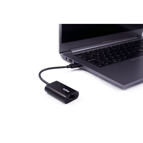 CABLE ADAPTADOR NILOX TIPO C A ETHERNET MACHO HEMBRA - Imagen 3 de 3 CABLE ADAPTADOR NILOX TIPO C A ETHERNET MACHO HEMBRA - Imagen 3 de 3