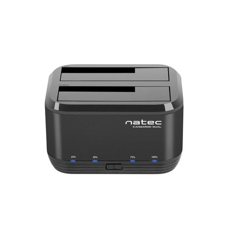 DOCKING STATION NATEC KANGAROO DUAL USB 3.0 SATA NEGRA - Imagen 3 de 9 DOCKING STATION NATEC KANGAROO DUAL USB 3.0 SATA NEGRA - Imagen 3 de 9