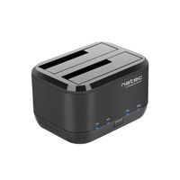 Miniatura 4 de DOCKING STATION NATEC KANGAROO DUAL USB 3.0 SATA NEGRA