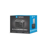 Miniatura 8 de DOCKING STATION NATEC KANGAROO DUAL USB 3.0 SATA NEGRA