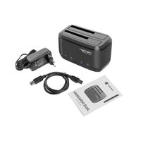 Miniatura 9 de DOCKING STATION NATEC KANGAROO DUAL USB 3.0 SATA NEGRA