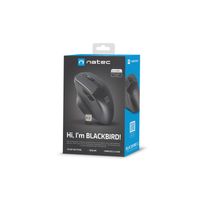 Miniatura 7 de RATON NATEC BLACKBIRD 2 SILENT INALAMBRICO 1600DPI NEGRO