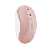Miniatura 1 de RATON NATEC TOUCAN INALAMBRICO 1600 DPI OPTICO ROSA-BLANCO