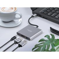 Miniatura 7 de ADAPTADOR NATEC MULTIPUERTO USB-C A USB 3.0 HDMI 4K