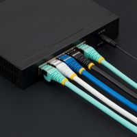 Miniatura 6 de 50cm LSZH CAT6a Ethernet Cable - Black