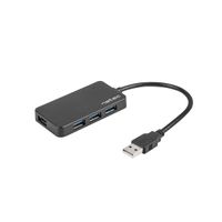 Miniatura 3 de HUB NATEC MONTH 4 PUERTOS USB 3.0 NEGRO