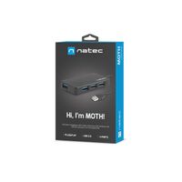 Miniatura 4 de HUB NATEC MONTH 4 PUERTOS USB 3.0 NEGRO