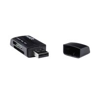Miniatura 3 de LECTOR DE TARJETAS NATEC MINI ANT 3 SDHC MMC M2 MICROSD USB 2.0 NEGRO