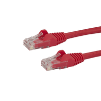 Miniatura 1 de 0.5m Red Snagless Cat6 Patch Cable