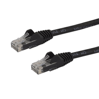 Miniatura 1 de 3m Black Snagless Cat6 UTP Patch Cable