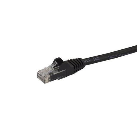 3m Black Snagless Cat6 UTP Patch Cable - Imagen 3 de 3 3m Black Snagless Cat6 UTP Patch Cable - Imagen 3 de 3