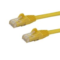 Miniatura 2 de CABLE 1M AMARILLO RED GIGABIT CAT6 ETHERNET RJ45 SNAGLE SS