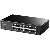 Miniatura 3 de SWITCH 16 PUERTOS 10/100/1000 CUDY GS1016 NEGRO