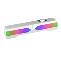Miniatura 1 de ALTAVOZ BLUETOOTH MARS GAMING MSDUO WHITE 2 EN 1 CONVERTIBLE EN SOBREMESA 2.0 O SOUNDBAR BT 5.0 ILUMINACION RGB