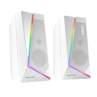 Miniatura 1 de ALTAVOCES 2.0 BLUETOOTH 5.0 MARS GAMING MS7 WHITE 20W RMS ILUMINACION RGB DINAMICO PROCESADOR DSP