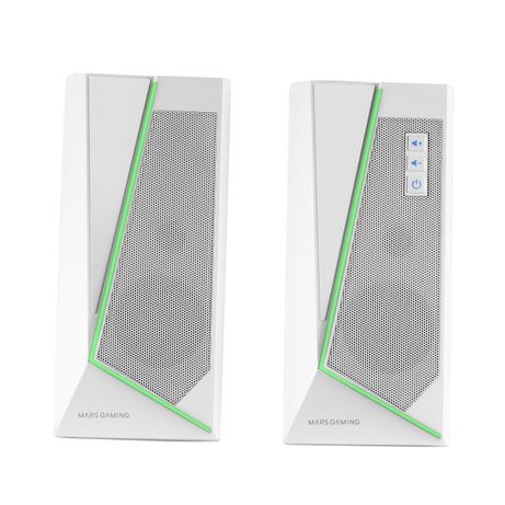 ALTAVOCES 2.0 BLUETOOTH 5.0 MARS GAMING MS7 WHITE 20W RMS ILUMINACION RGB DINAMICO PROCESADOR DSP - Imagen 5 de 12 ALTAVOCES 2.0 BLUETOOTH 5.0 MARS GAMING MS7 WHITE 20W RMS ILUMINACION RGB DINAMICO PROCESADOR DSP - Imagen 5 de 12