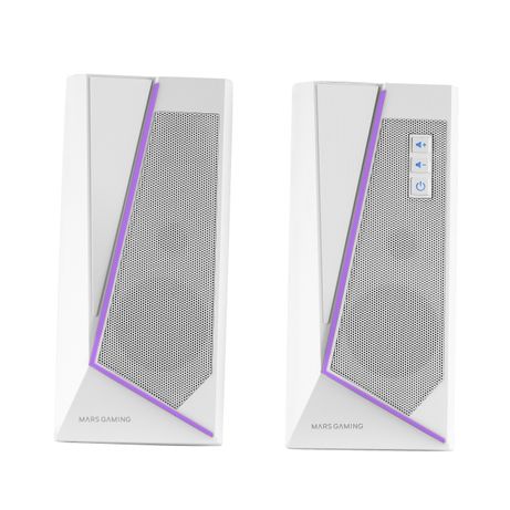 ALTAVOCES 2.0 BLUETOOTH 5.0 MARS GAMING MS7 WHITE 20W RMS ILUMINACION RGB DINAMICO PROCESADOR DSP - Imagen 7 de 12 ALTAVOCES 2.0 BLUETOOTH 5.0 MARS GAMING MS7 WHITE 20W RMS ILUMINACION RGB DINAMICO PROCESADOR DSP - Imagen 7 de 12