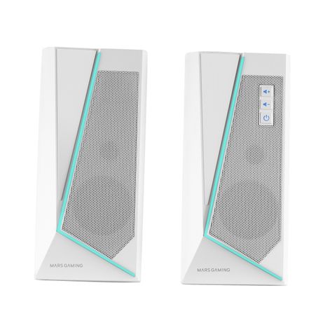 ALTAVOCES 2.0 BLUETOOTH 5.0 MARS GAMING MS7 WHITE 20W RMS ILUMINACION RGB DINAMICO PROCESADOR DSP - Imagen 8 de 12 ALTAVOCES 2.0 BLUETOOTH 5.0 MARS GAMING MS7 WHITE 20W RMS ILUMINACION RGB DINAMICO PROCESADOR DSP - Imagen 8 de 12